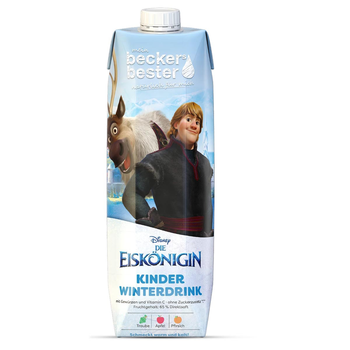 beckers bester Frucht  Getränk Die Eiskönigin: Heller Kinder Winterdrink 6 x 1 Liter