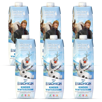 beckers bester Frucht  Getränk Die Eiskönigin: Heller Kinder Winterdrink 6 x 1 Liter