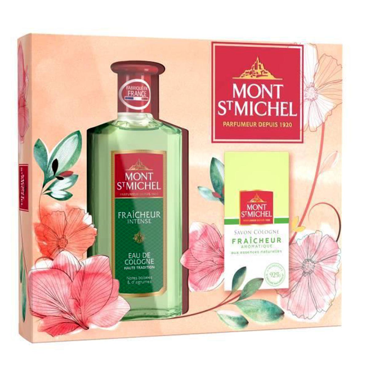 Mont St. Michel Herrengeschenk Set Eau de Cologne Fraîcheur  & Seife Fraicheur 2 tlg.