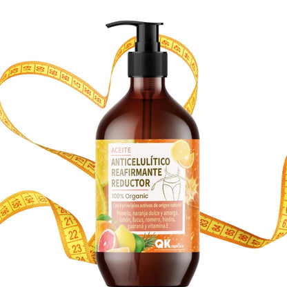 QKnatur Anti-Cellulite-Straffungs- und Reduktionsöl: 9 natürliche Wirkstoffe, 250 ml