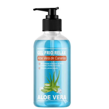 QKnatur Bio Aloe Vera de Canarias Ice Gel 100% Natürliche Wirkstoffe 250ml