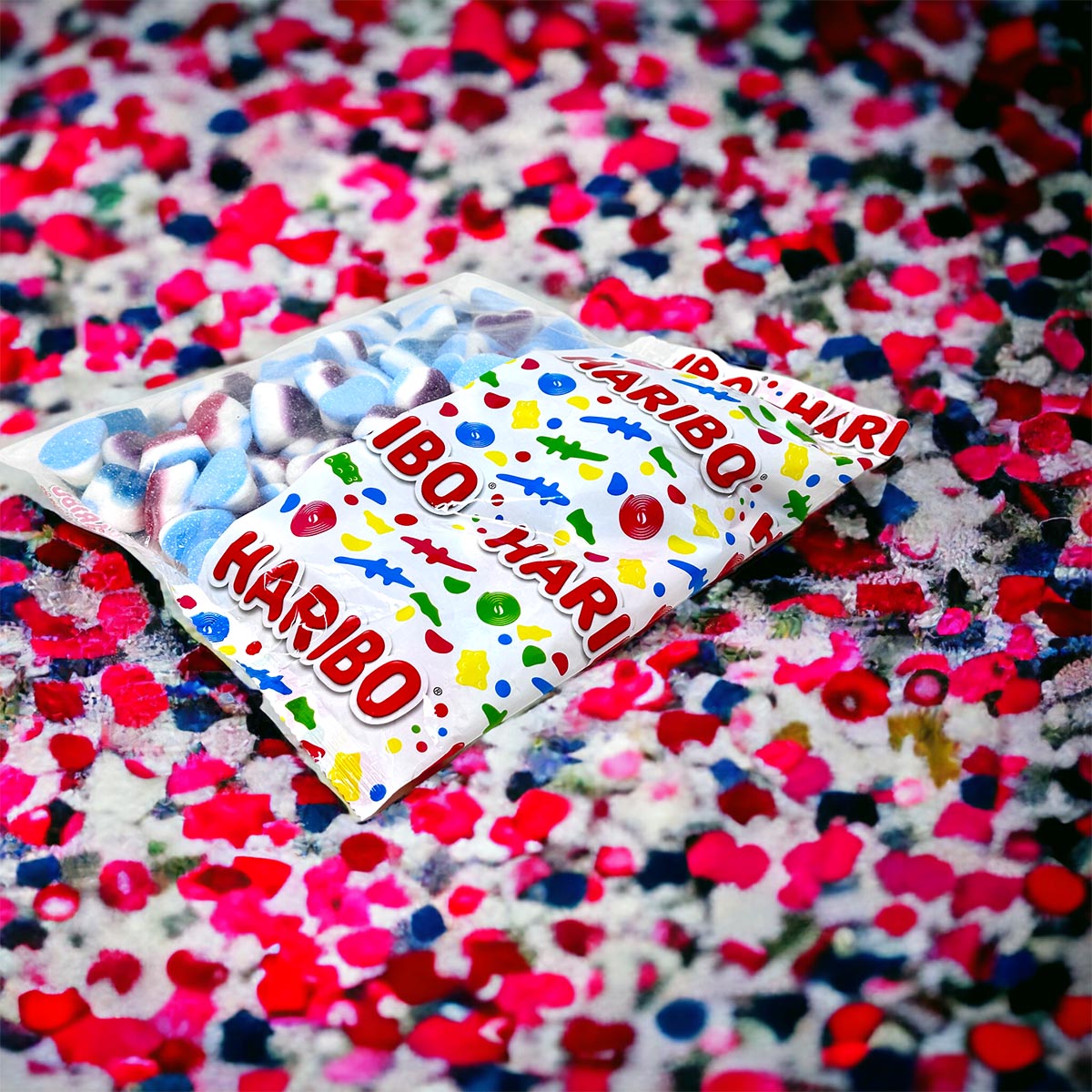 Haribo Love Pik: Cremig-säuerliche Schaumzuckerherzen, 1kg Beutel