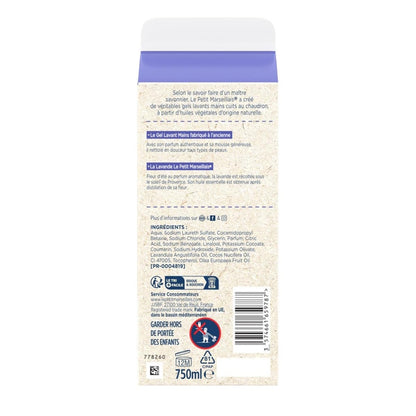 Le Petit Marseillais flüssig Seife pur Savon mit Lavendelöl 750 ml Nachfüllpack