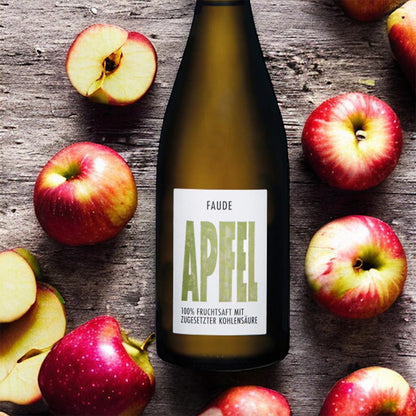 Faude Feine Brände Apfel 100% Fruchtsaft mit zugesetzter Kohlensäure Regionales Obst