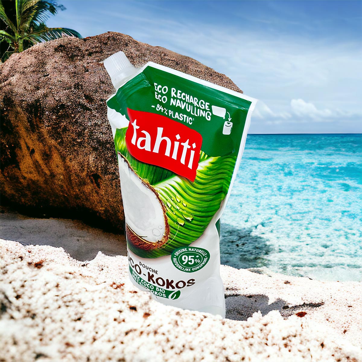 Tahiti - Coco Kokos Duschgel Nachfüllbeutel 500 ml - Tropisches Duscherlebnis