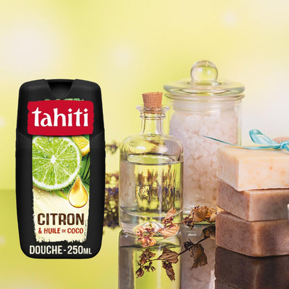 Tahiti Gel Douche Citron & Huile de Coco Duschgel mit Lemone und Kokosöl 250 ml