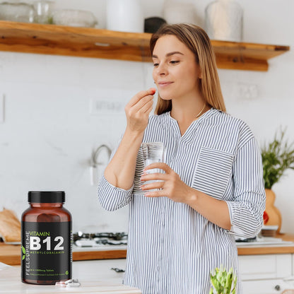 Feel Supreme Vitamin B12 | Methylcobalamin für Energie & mentale Leistung, 60 Tabletten