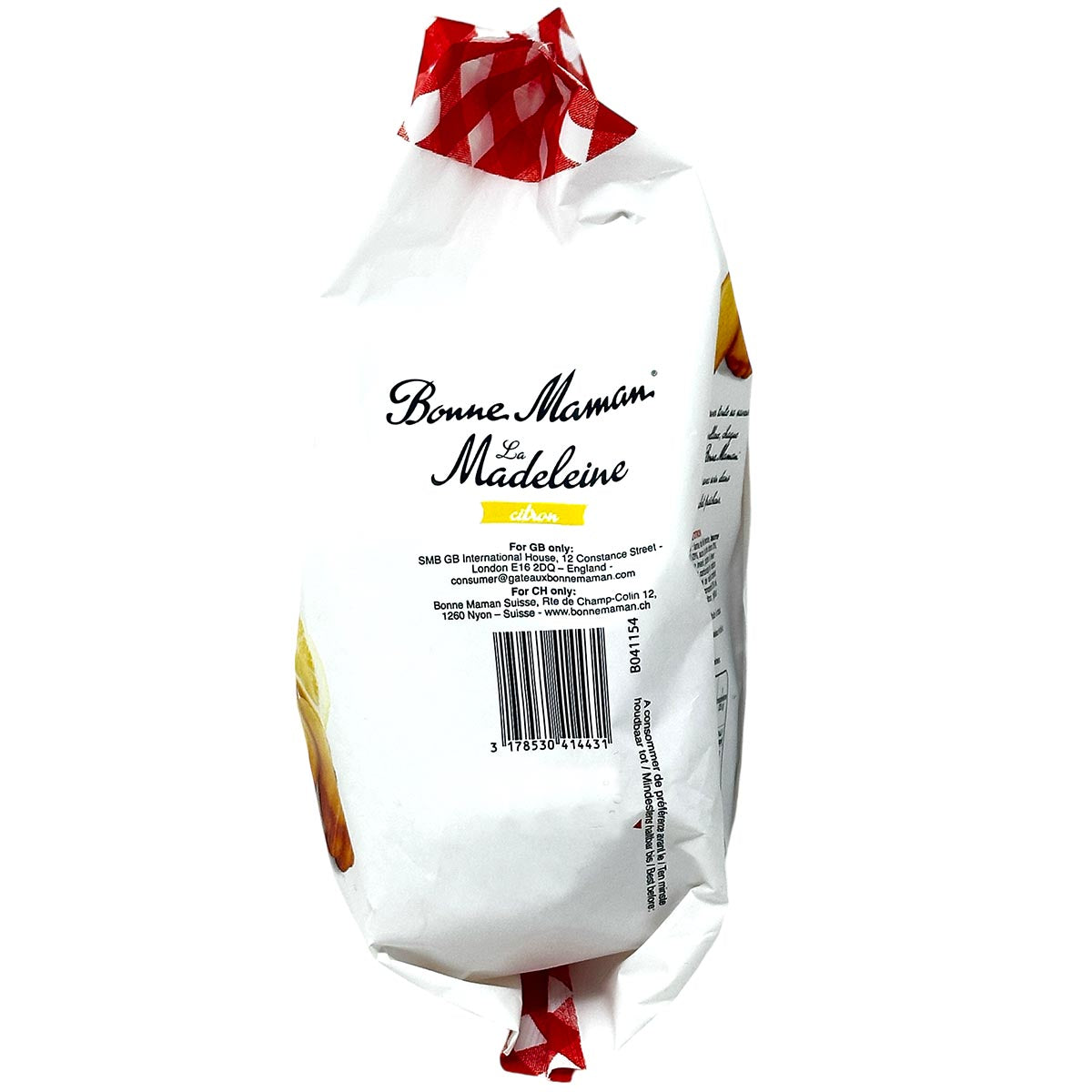 Bonne Maman Butter Madeleines mit Zitrone – Französisches Gebäck, 300g Packung