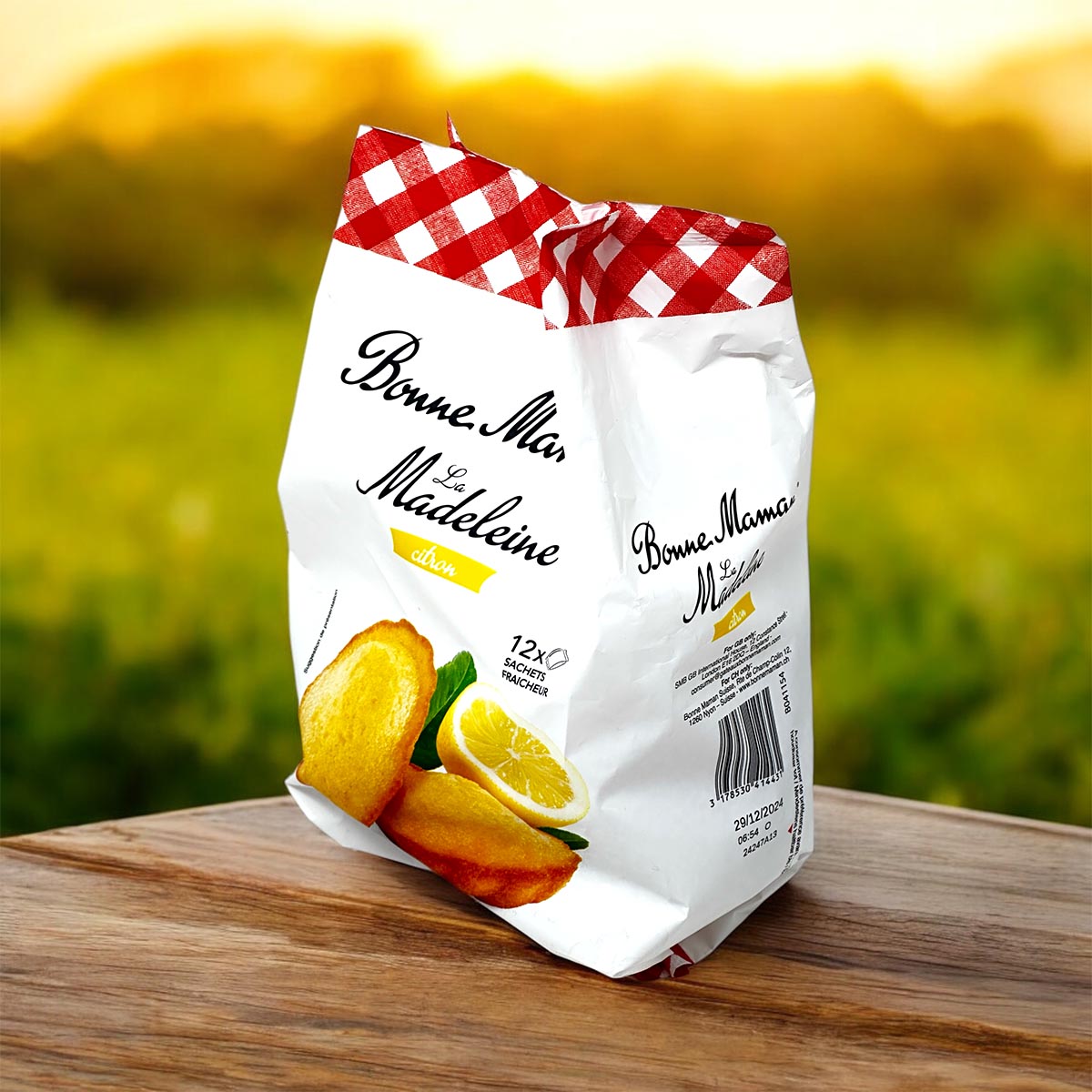Bonne Maman Butter Madeleines mit Zitrone – Französisches Gebäck, 300g Packung