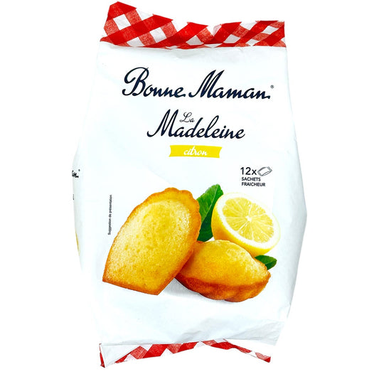 Bonne Maman Butter Madeleines mit Zitrone – Französisches Gebäck, 300g Packung