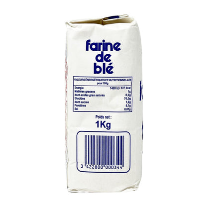 Farine De Blé Weizenmehl T55 (550er) aus Frankreich – 1KG für beste Backergebnisse
