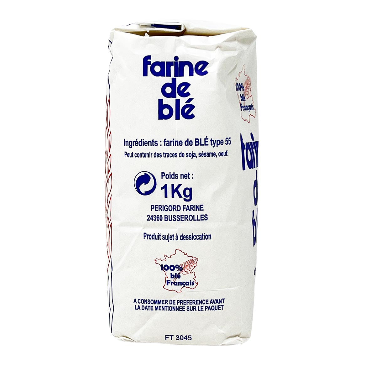 Farine De Blé Weizenmehl T55 (550er) aus Frankreich – 10 x 1KG für beste Backergebnisse