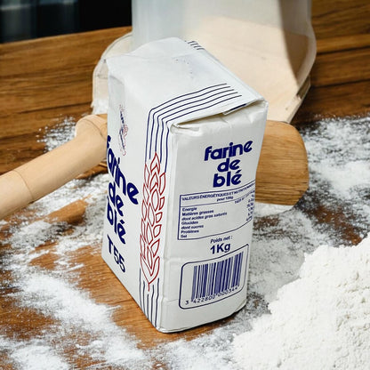 Farine De Blé Weizenmehl T55 (550er) aus Frankreich – 1KG für beste Backergebnisse