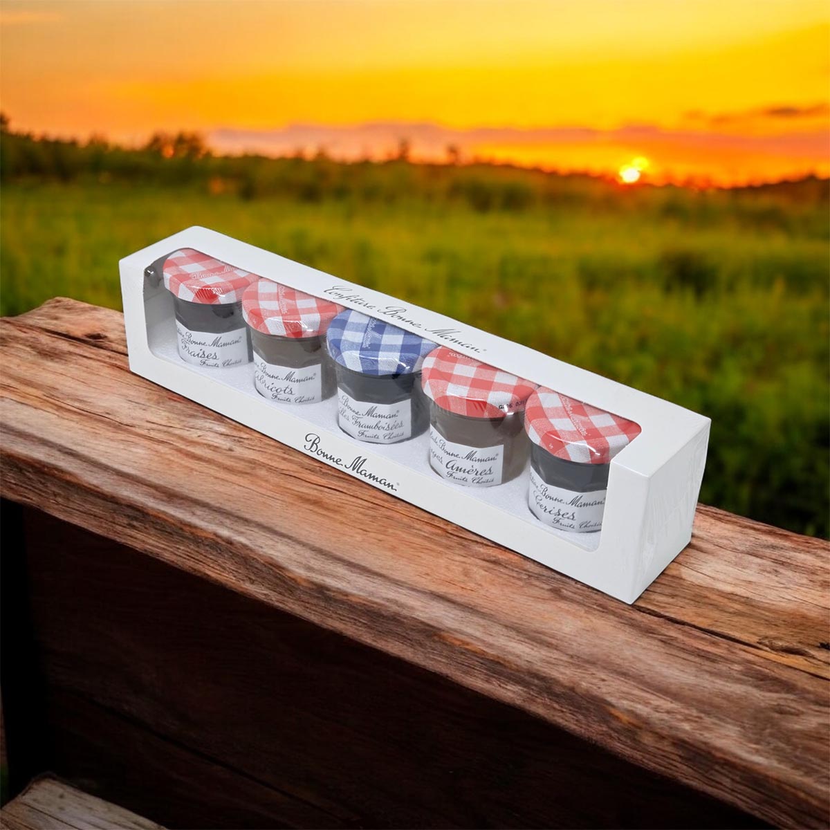 Bonne Maman 5 x 50 Gramm Konfitüre verschiedene Sorten Geschenkset