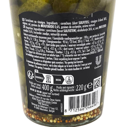 Maille Mini Gurken Cornichons Extra fein 12er Tray  12 x 400 Gr. Original