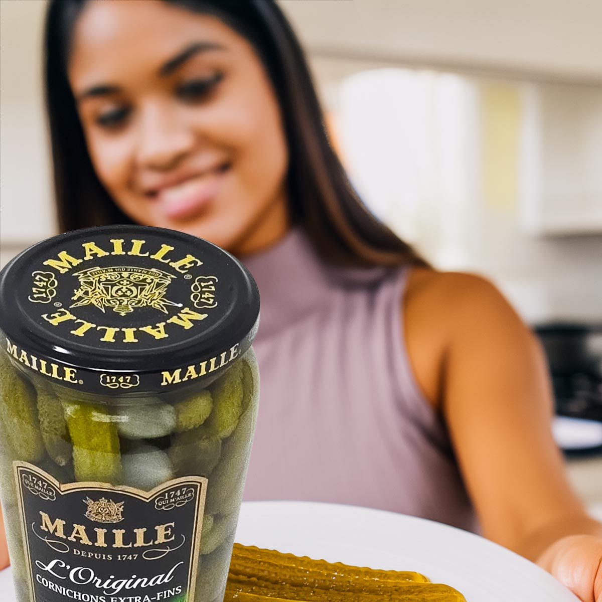 Maille Mini Gurken Cornichons Extra fein: Köstliche Delikatesse aus Frankreich
