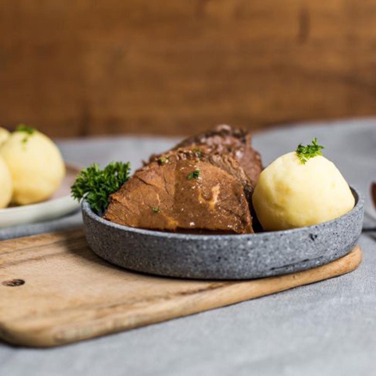 Dürrröhrsdorfer Sauerbraten im Glas – 500 g, 2 Scheiben, fertig und köstlich!