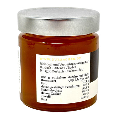 Durbacher Clevner Wein-Gelee (weiß) 225g – Feine Delikatesse aus regionalem Weißwein