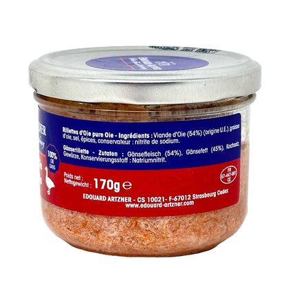 Edouard Artzner Gänse Rillette - Feine Delikatesse aus 100% Gänsefleisch
