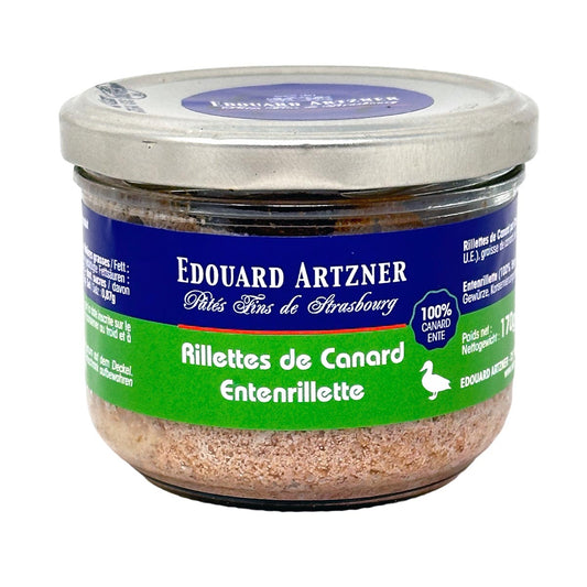 Edouard Artzner Enten Rillette - Zarte Delikatesse aus Entenfleisch, aus Frankreich