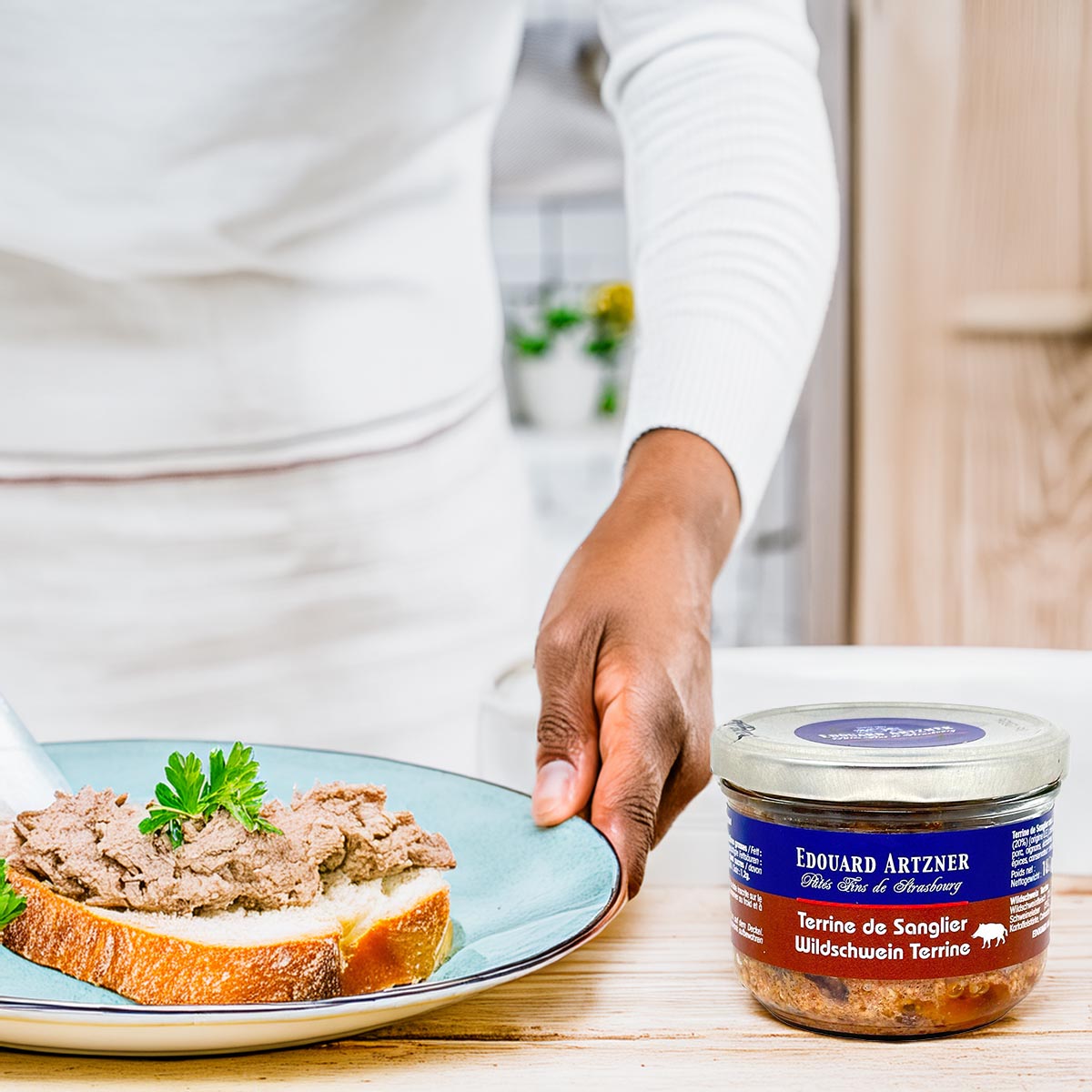 Edouard Artzner Wildschweinterrine mit Kastanien - Feine Delikatesse aus Frankreich