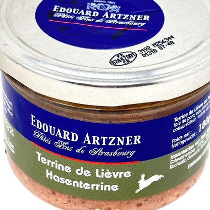 Edouard Artzner Hasenterrine mit Pinot Noir - Feine Delikatesse aus dem Elsass