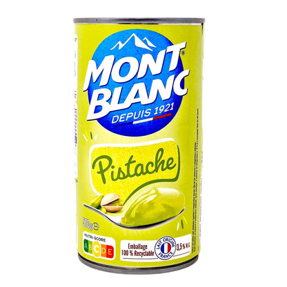 Mont Blanc Creme Pistache Dessert 570g – Pistaziencreme aus Frankreich
