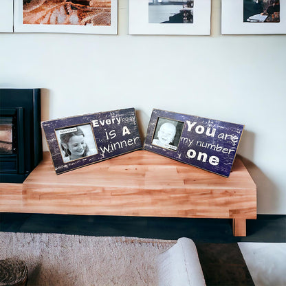 Stilvolle Wohnraumgestaltung: Das 2er-Set Bilderrahmen von Zarko aus Holz und Glas