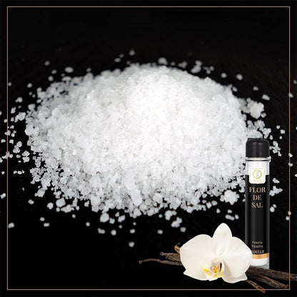 BACCYS Flor de Sal Meersalz Flocken in verschiedenen Geschmacksrichtungen Praktische Mühle