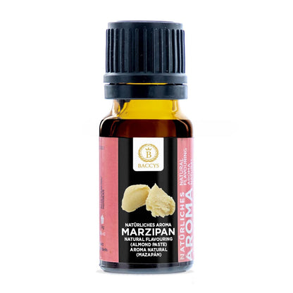 BACCYS Natürliches Aroma: Intensive Geschmacksvielfalt für Getränke und Backen, 10ml, vegan, zuckerfrei