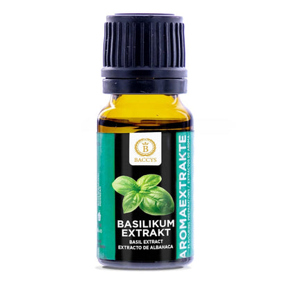 BACCYS Natürliches Aroma: Intensive Geschmacksvielfalt für Getränke und Backen, 10ml, vegan, zuckerfrei
