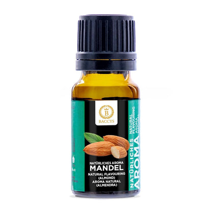 BACCYS Natürliches Aroma: Intensive Geschmacksvielfalt für Getränke und Backen, 10ml, vegan, zuckerfrei