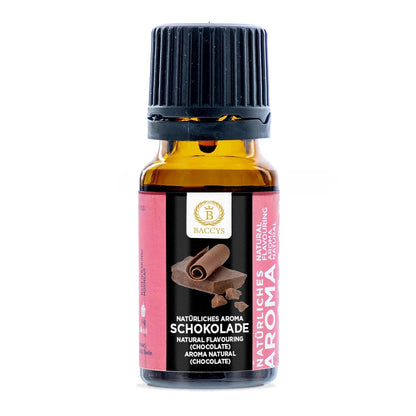 BACCYS Natürliches Aroma: Intensive Geschmacksvielfalt für Getränke und Backen, 10ml, vegan, zuckerfrei