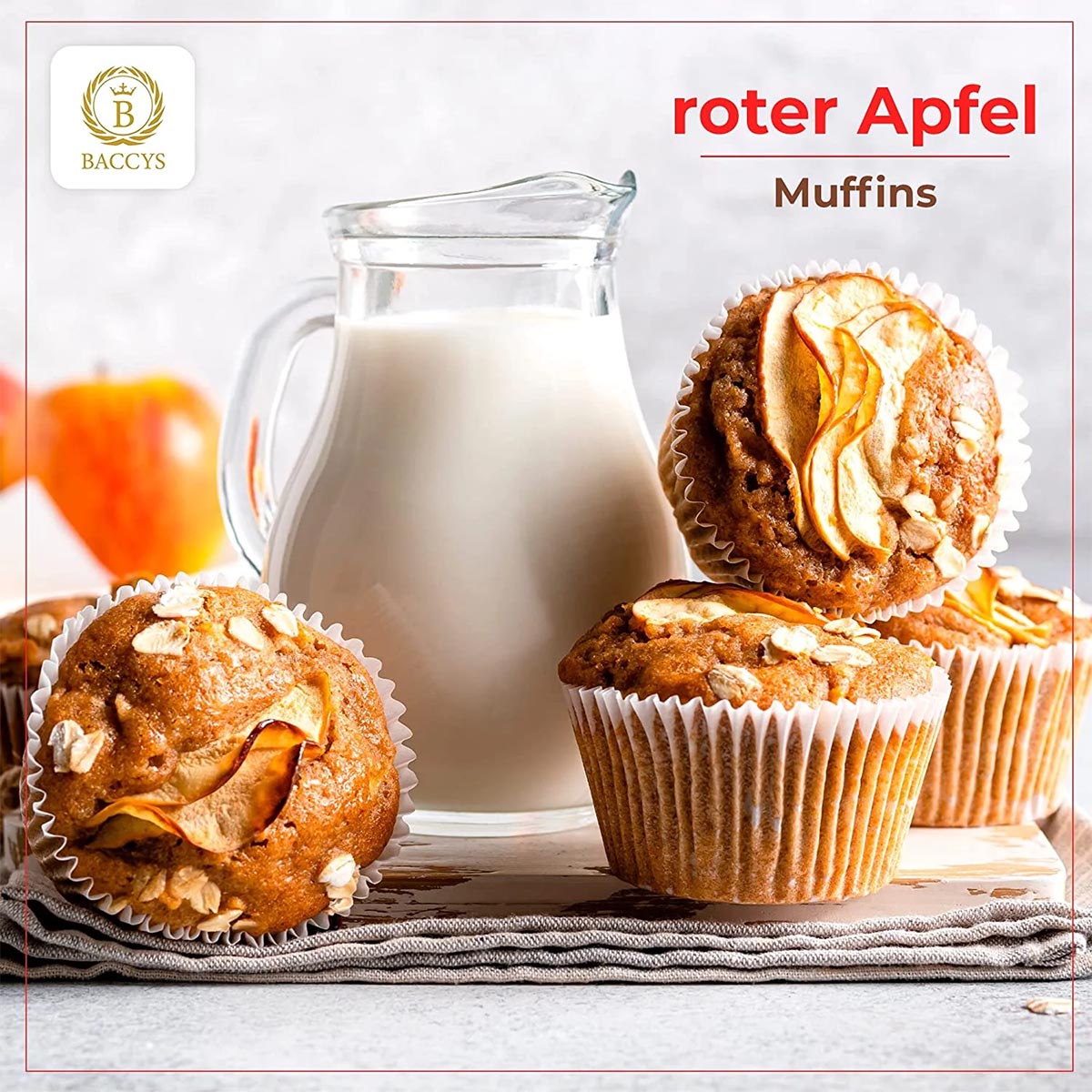 BACCYS Natürliches Aroma: Intensive Geschmacksvielfalt für Getränke und Backen, 10ml, vegan, zuckerfrei