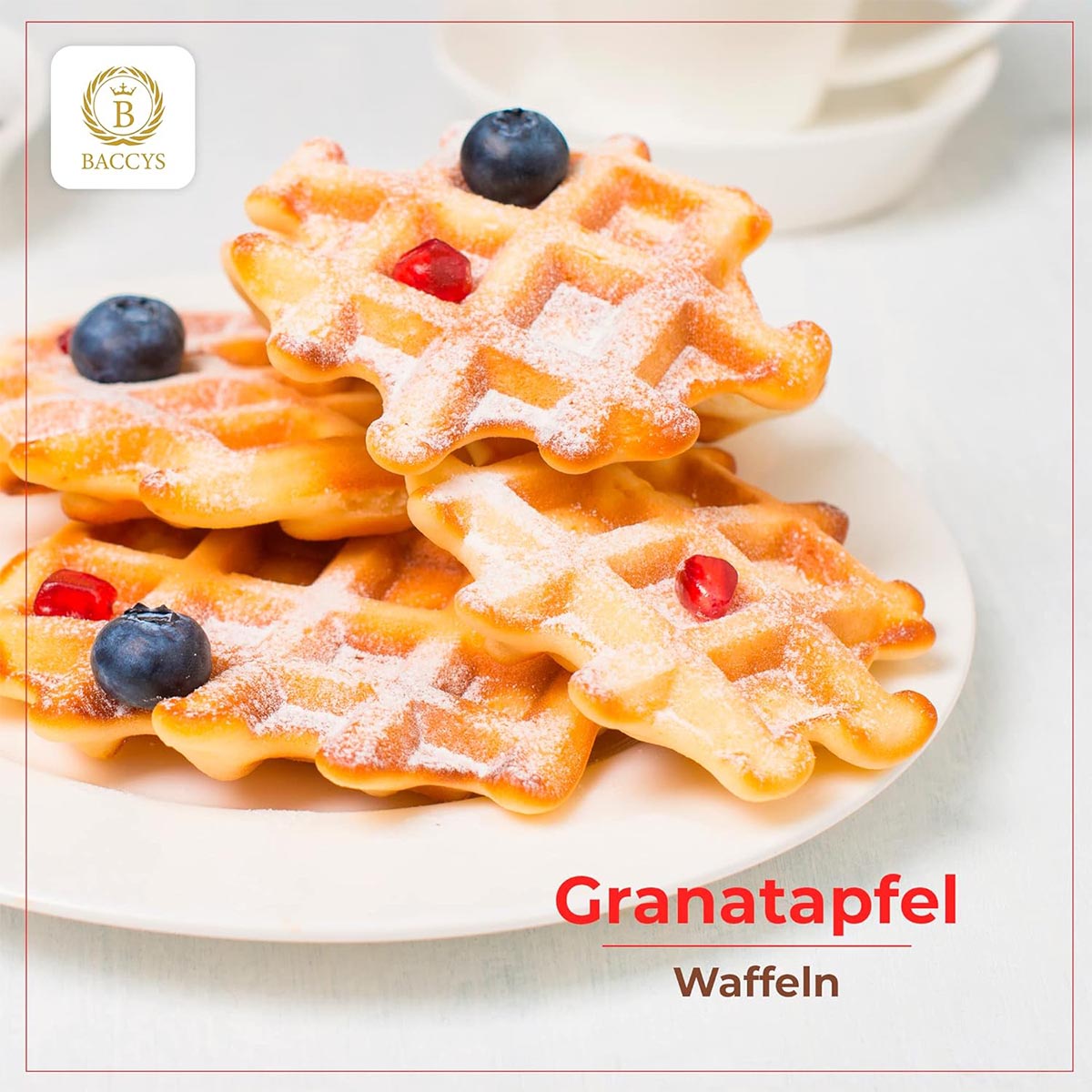 BACCYS Natürliches Aroma: Intensive Geschmacksvielfalt für Getränke und Backen, 10ml, vegan, zuckerfrei