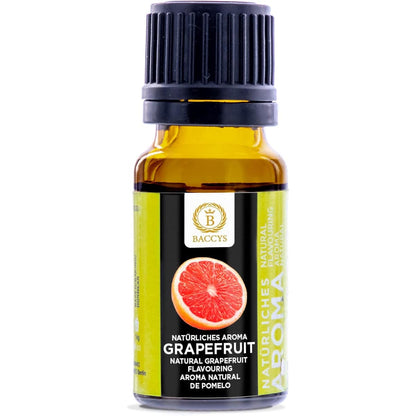 BACCYS Natürliches Aroma: Intensive Geschmacksvielfalt für Getränke und Backen, 10ml, vegan, zuckerfrei