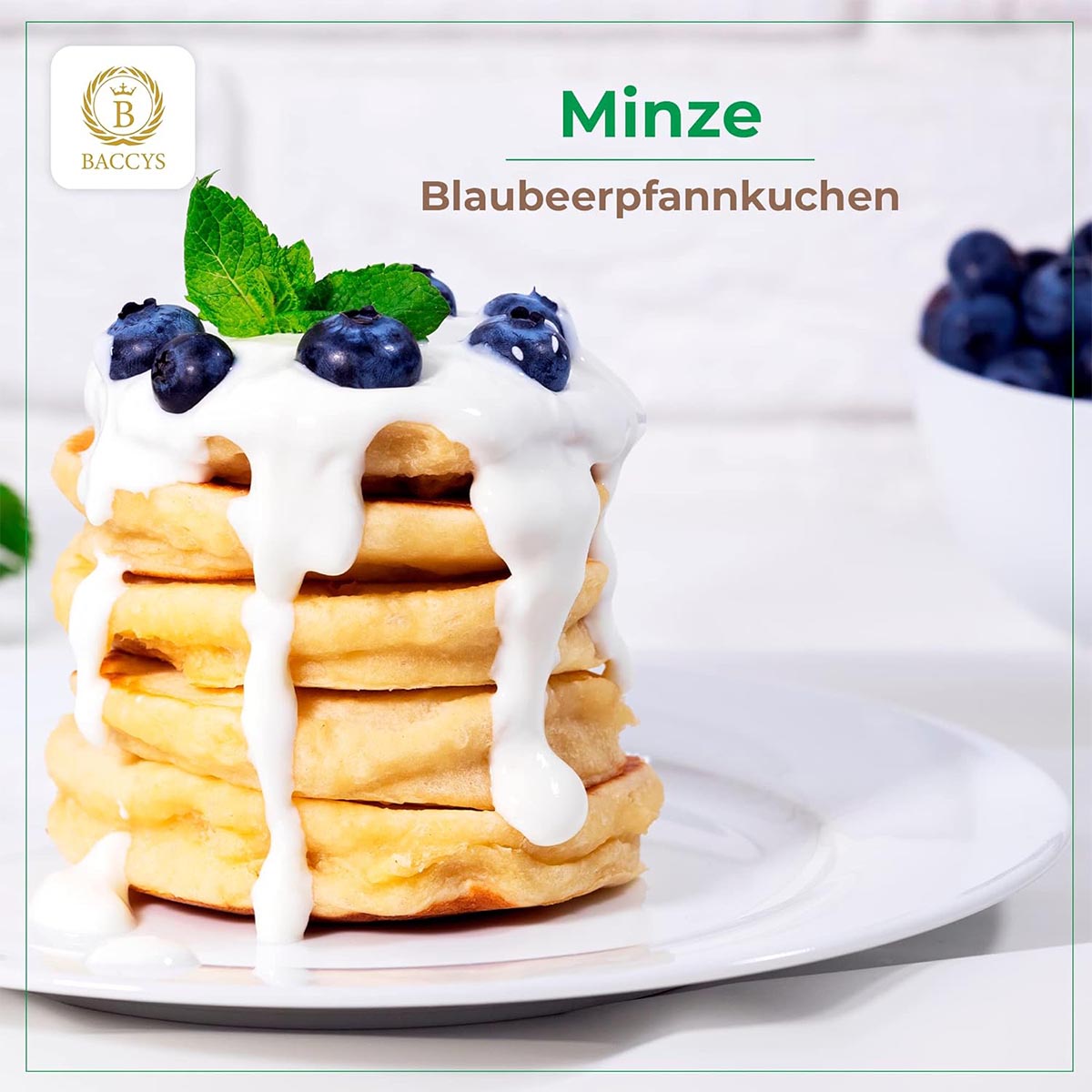 BACCYS Natürliches Aroma: Intensive Geschmacksvielfalt für Getränke und Backen, 10ml, vegan, zuckerfrei