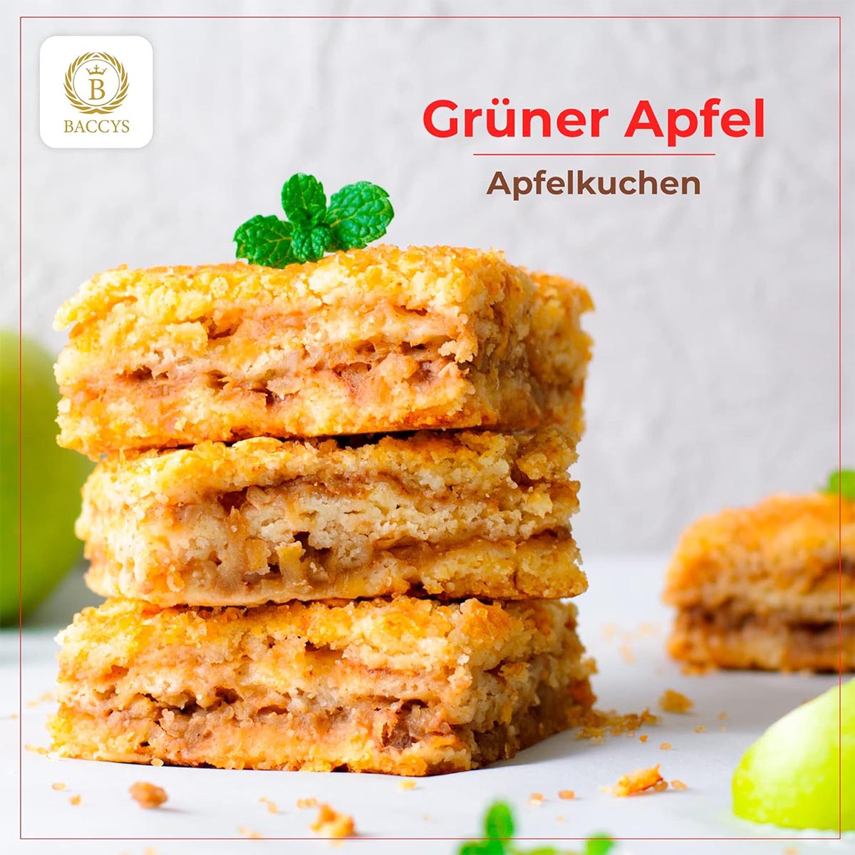 BACCYS Natürliches Aroma: Intensive Geschmacksvielfalt für Getränke und Backen, 10ml, vegan, zuckerfrei