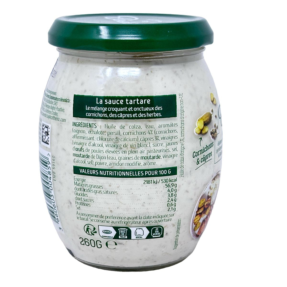 Bénédicta Tartare  (260g) - Delikater Genuss mit Gewürzgurken und Kapern