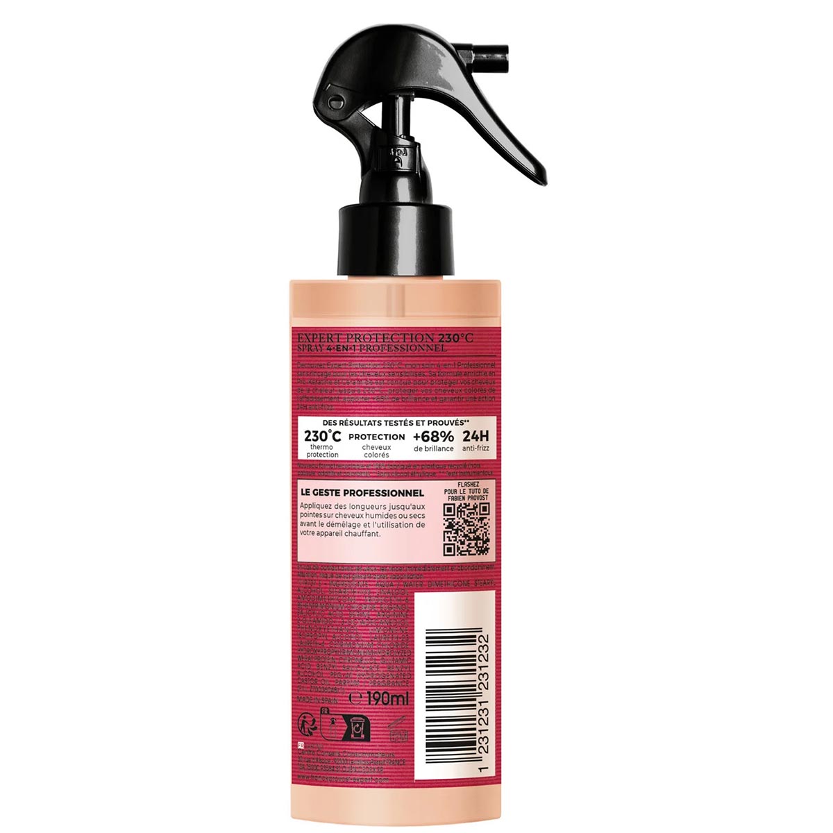 Expert Protection Trockenshampoo Spray 230° 4in1 - FRANCK PROVOST 190 ml
