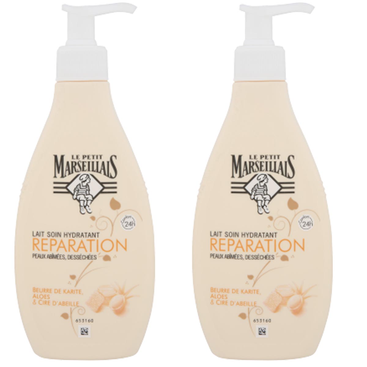 Le Petit Marseillais Körperlotion Aloe Vera Shea Bienenwachs 2x250ml
