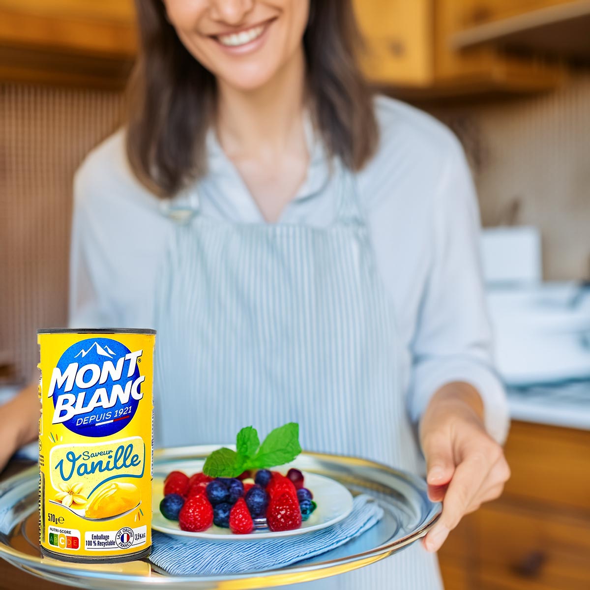 Mont Blanc Creme Vanille: Cremiges Dessert mit authentischem Vanillegeschmack