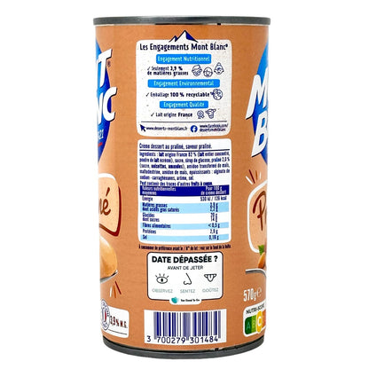 Mont Blanc Praliné Nougat Dessertcreme, 200g: Süße Genussmomente garantiert!