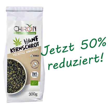*MHD 13.03.2024* CHIRON Naturdelikatessen Bio Hanf Kernschrot kbA 300g Beutel