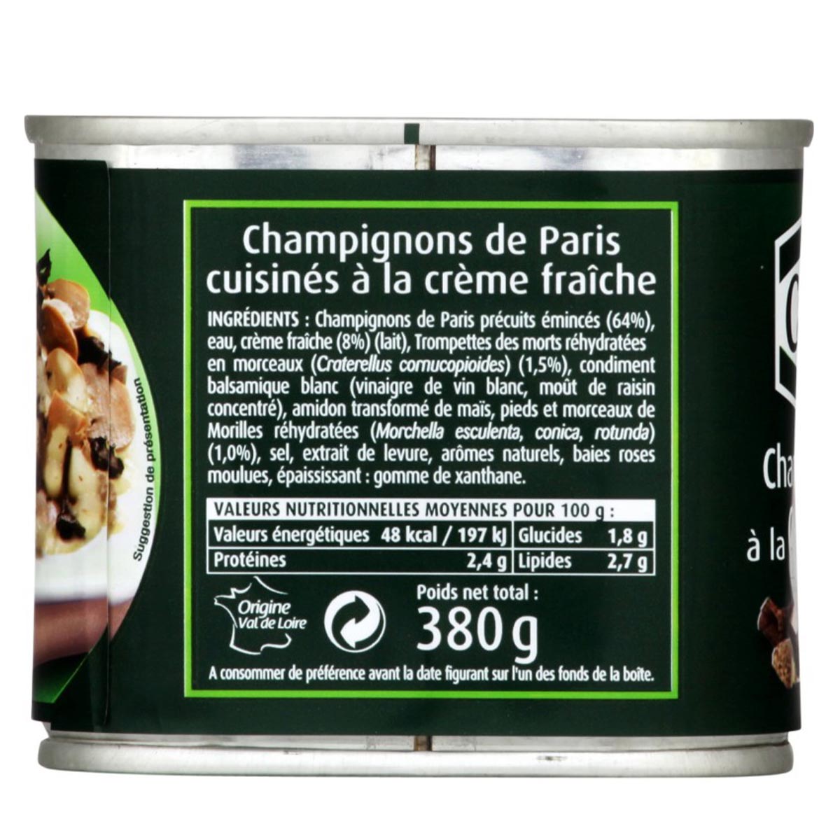 Cassegrain Champignons de Paris à la Crème fraîche - Pilzgenuss in cremiger Sauce
