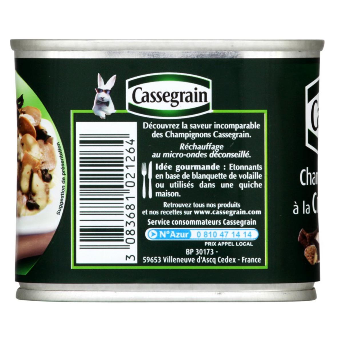 Cassegrain Champignons de Paris à la Crème fraîche - Pilzgenuss in cremiger Sauce