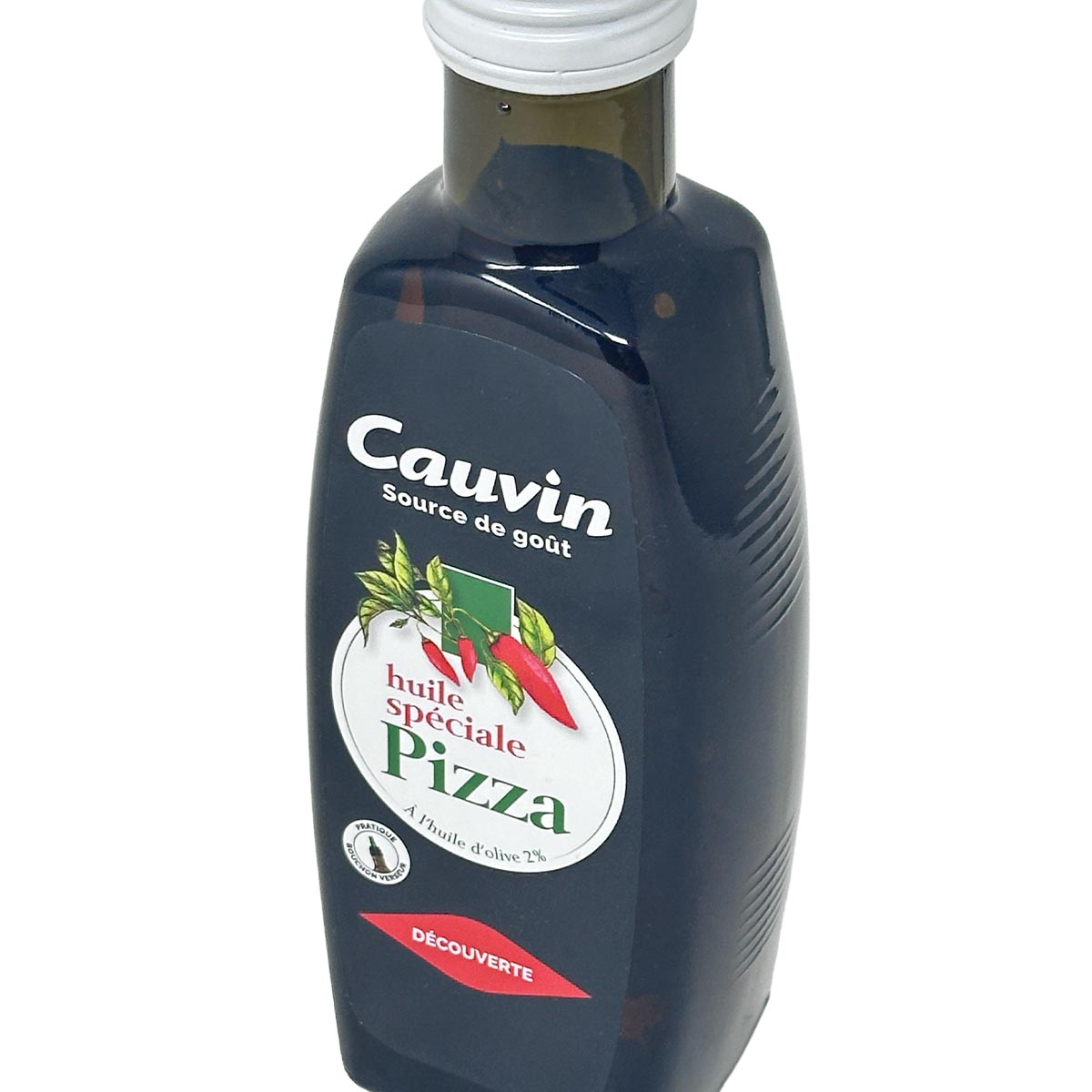 Cauvin Chili-Öl für Pizza, Pasta und zum Grillen - Huile Pimentée 250 ml Frankreich