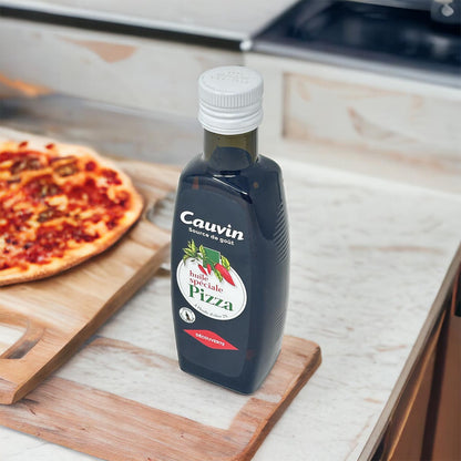 Cauvin Chili-Öl für Pizza, Pasta und zum Grillen - Huile Pimentée 250 ml Frankreich