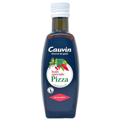 Cauvin Chili-Öl für Pizza, Pasta und zum Grillen - Huile Pimentée 3 x 250 ml Frankreich