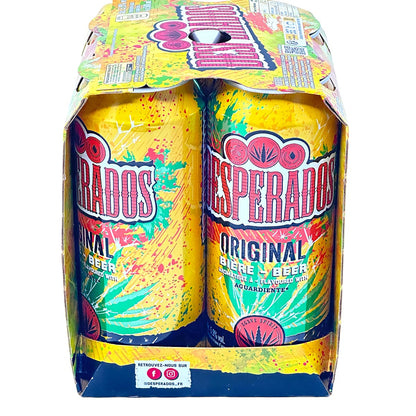 Desperados Original  Biermixgetränk mit Tequila 4 x 0,5 Liter Dose